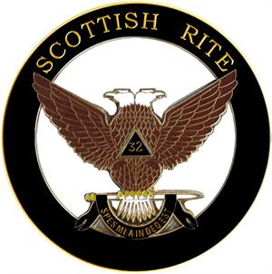 BHS Auto Emblems Scottish Rite 32nd Degree