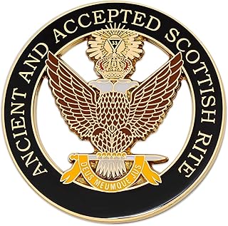 BHS Auto Emblems 33rd Degree Wings Up or Down