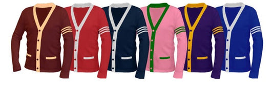J2Sports Cardigan Sweater Striped