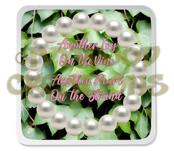 Ivies and Pearls Mousepad
