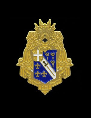 Alpha Phi Omega Crest Lapel Pin