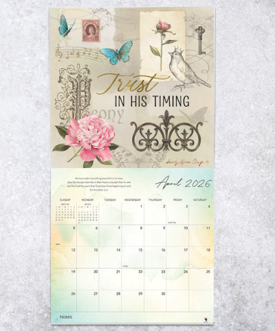 Calendar for 2026 - With God all Things are Possible