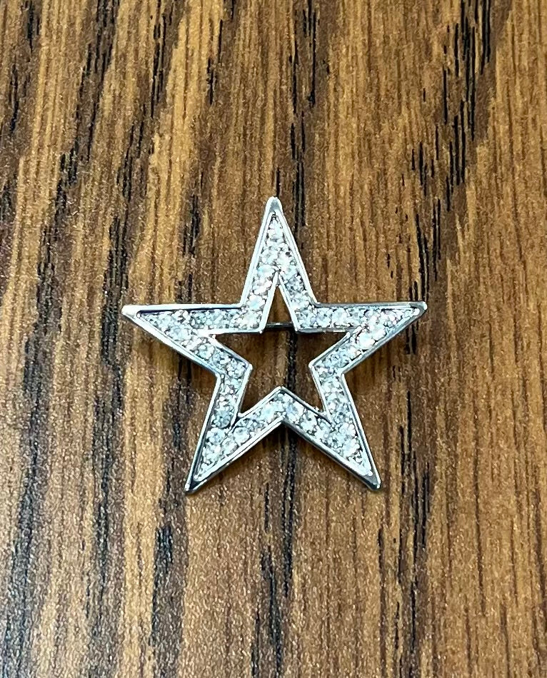 Rhinestone Star Pin v2