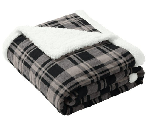 J2Sports Flannel Sherpa Blanket