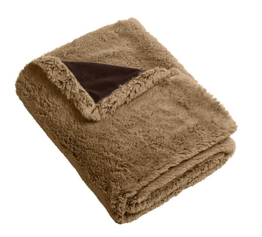 J2Sports Faux Fur Blanket Brown