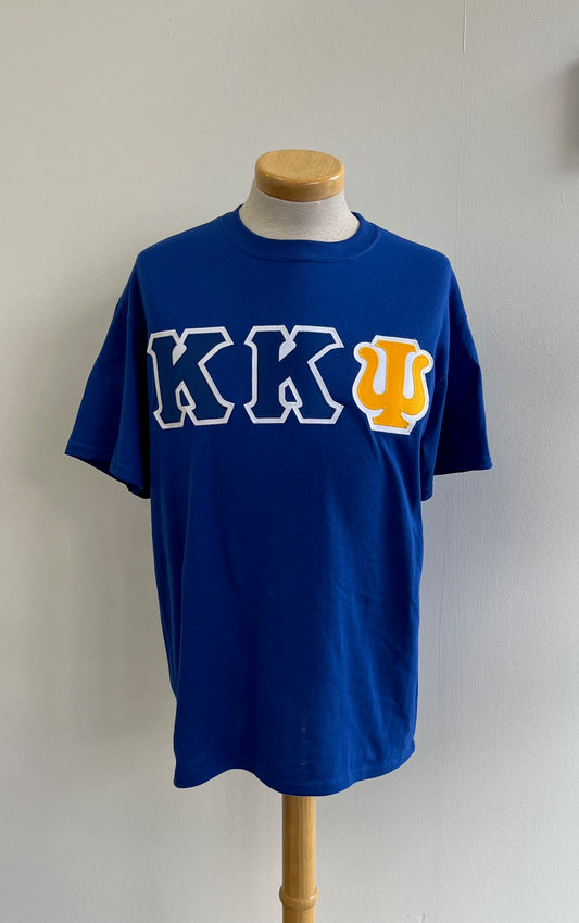 BHS Kappa Kappa Psi T-Shirts with Greek Letters Royal