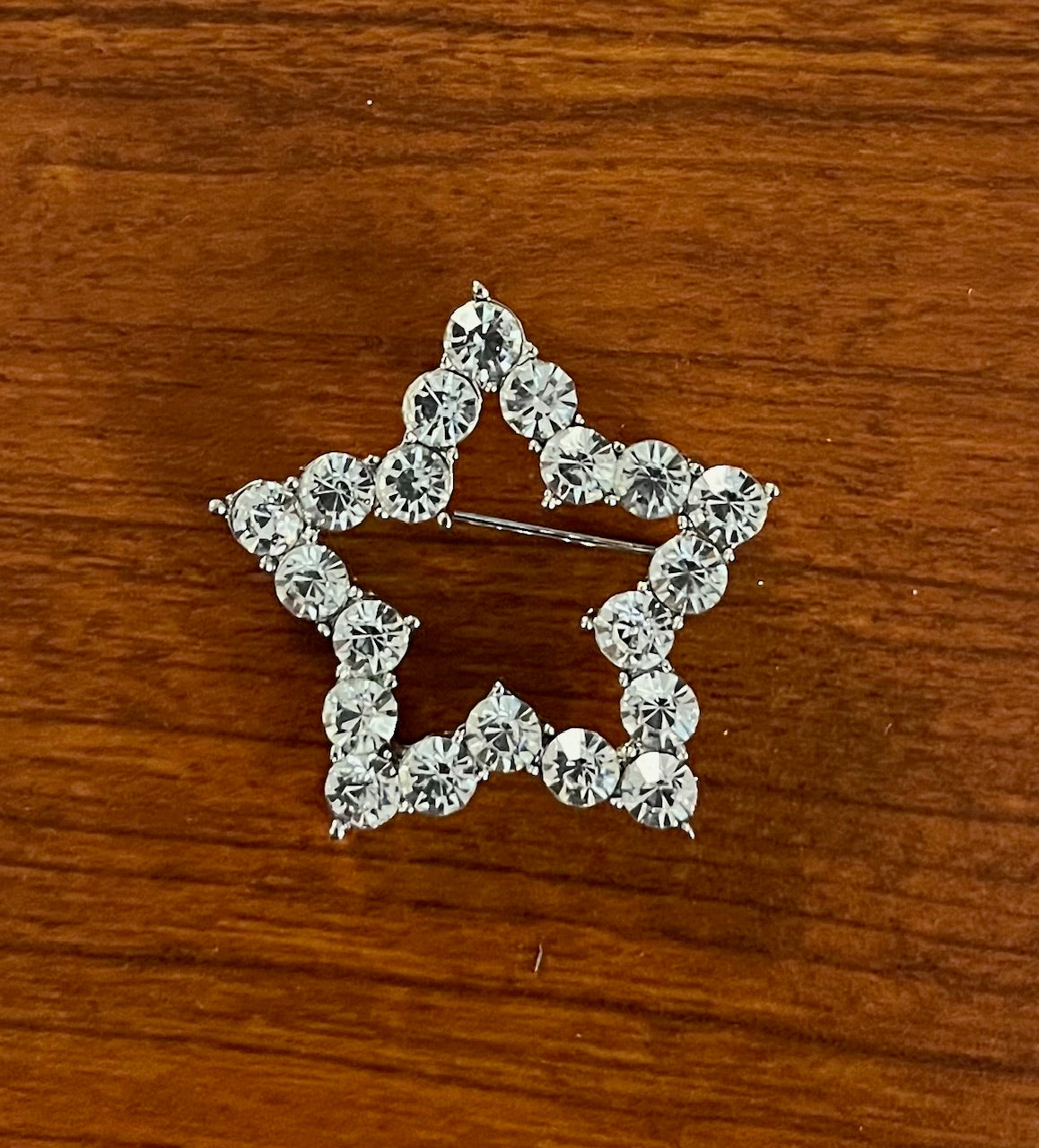Rhinestone Star Pin