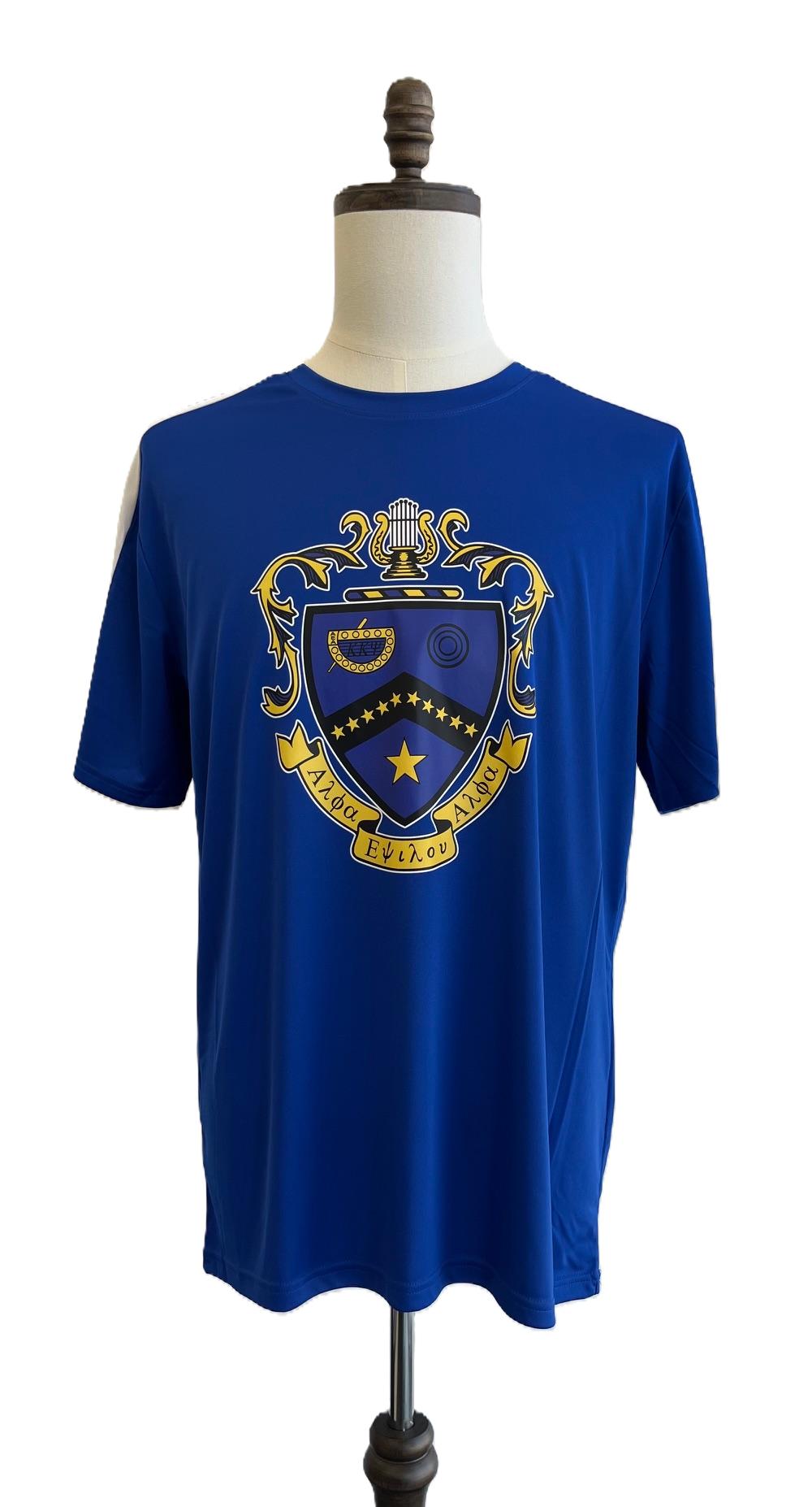 Kappa Kappa Psi Striped Performance Shirt Crest