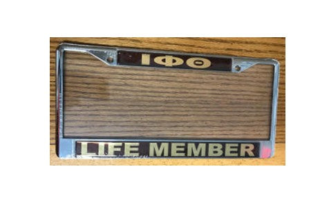 Iota Phi Theta Life Member License Plate