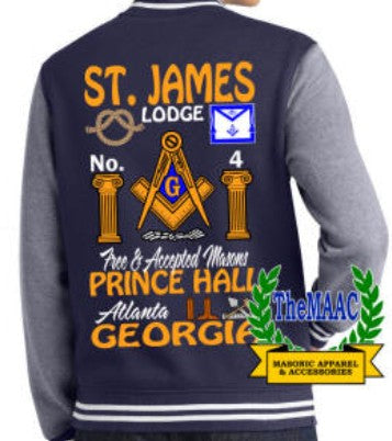 Letterman Jacket 2-Tone Fleece