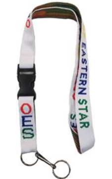 OES - Eastern Star Lanyard