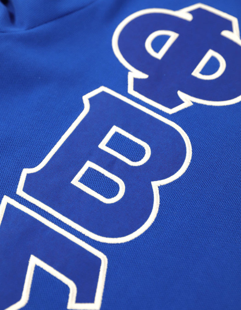 Phi Beta Sigma Polo Shirt Royal with Royal/White trim