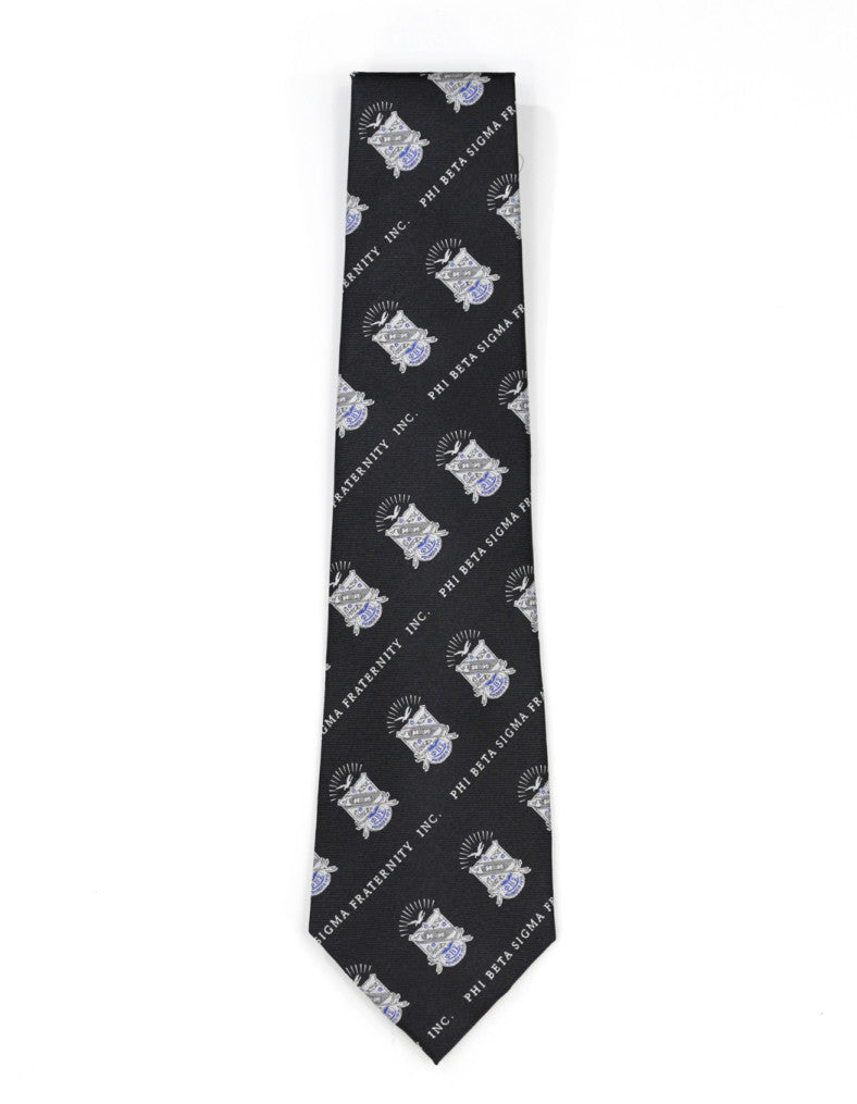 Sigma Long Neck Ties with Crest