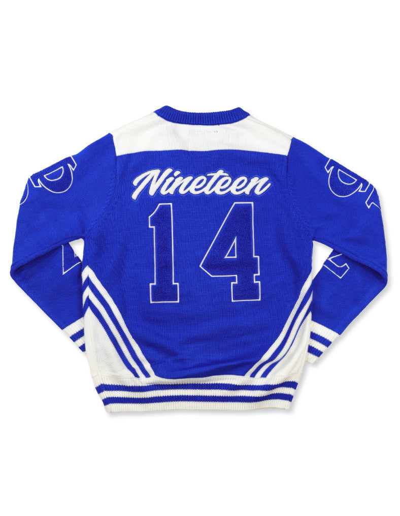 Phi Beta Sigma V-Neck Sweater Royal