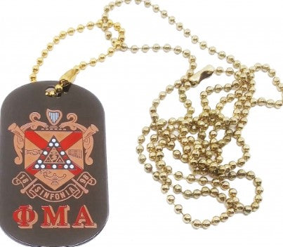 Phi Mu Alpha Dog Tag