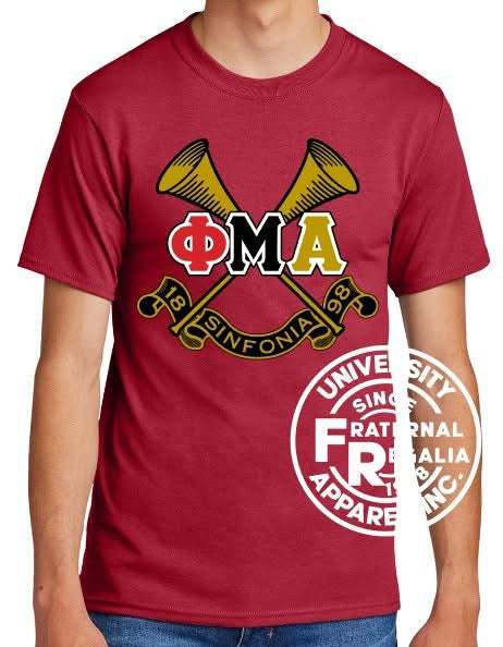 Phi Mu Alpha Cross Horns