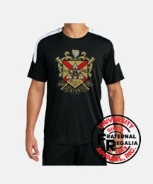 Phi Mu Alpha Striped Performance Shirt Crest