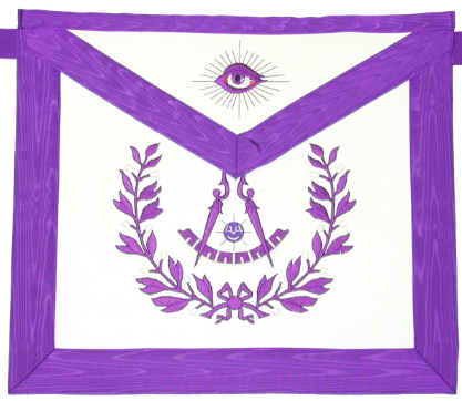 Past Master Leather Apron with Wreath (2)