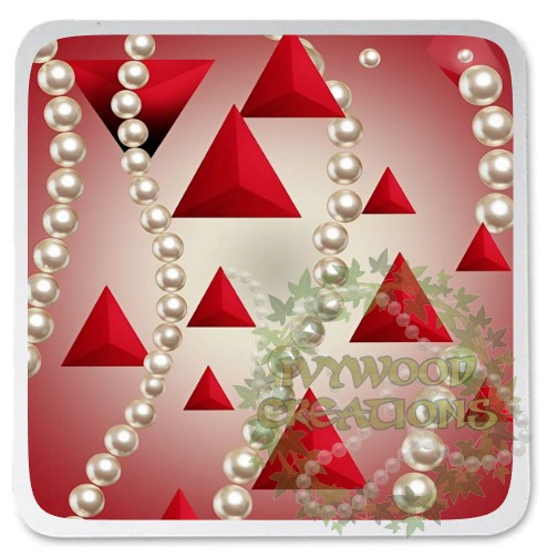 Pyramid and Pearls Mousepad