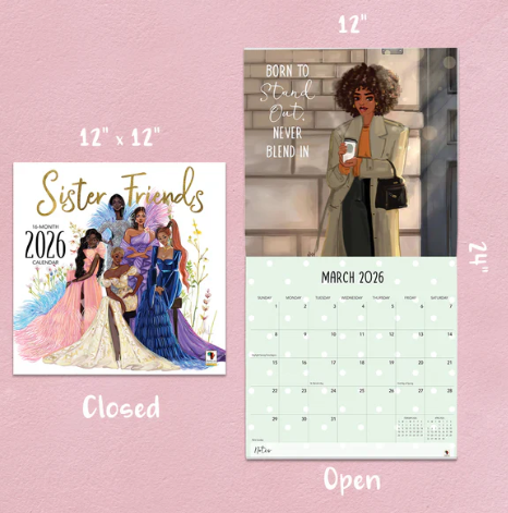 Calendar for 2026 - Sister Friends