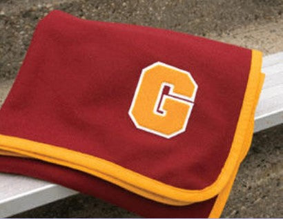 J2Sports Wool Blankets with Varsity Letter