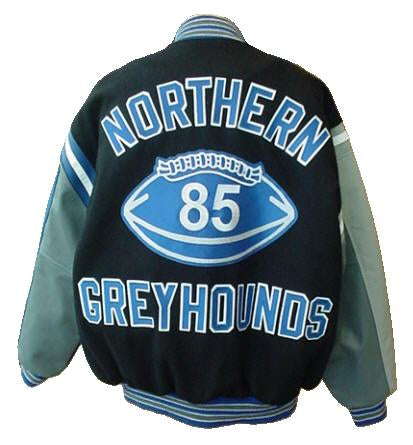 J2Sports - The Ultimate Varsity Jacket with custom sewn on lettering