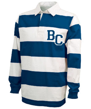 J2Sports Deluxe Classic Rugby Shirt Royal/White