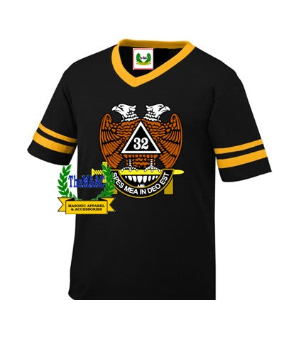 Scottish Rite: 32nd Degree Striped Tee