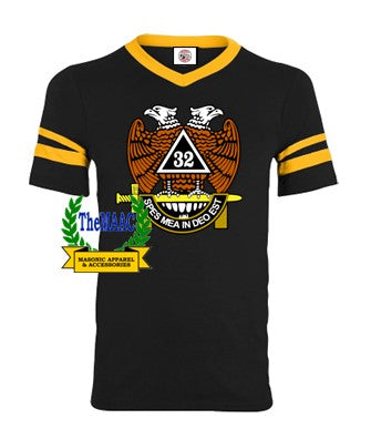 Scottish Rite: 32nd Degree Striped Tee