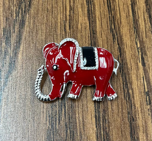 Elephant Pin Brooch