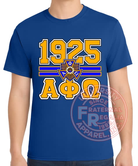 Alpha Phi Omega Bar Design Tee