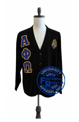 Alpha Phi Omega Solid Cardigan GLC