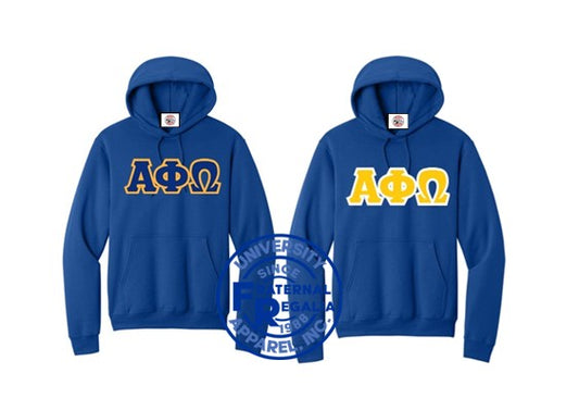 Alpha Phi Omega Hoodie Royal