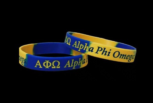 Alpha Phi Omega Silicone Bracelet