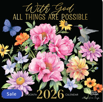 Calendar for 2026 - With God all Things are Possible