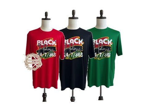 Black History 247365 Performance Tees