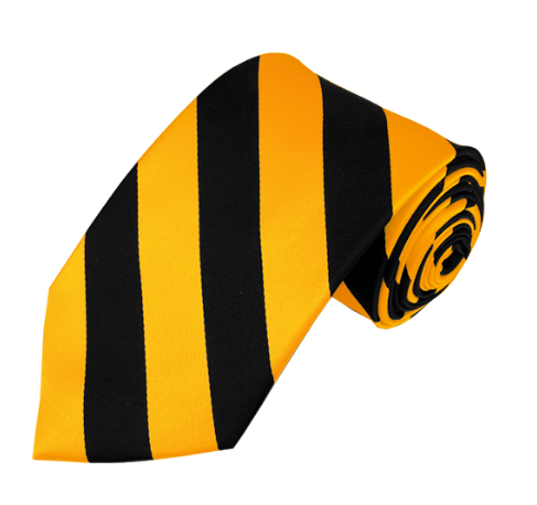 Neck Ties Striped in Black (3 options)