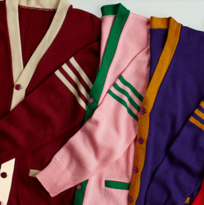 Cardigan Sweater Striped (Custom)