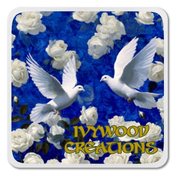 Doves and Roses Mousepad 1