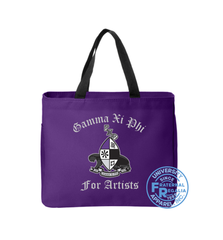 Gamma Xi Phi Tote Bag Purple