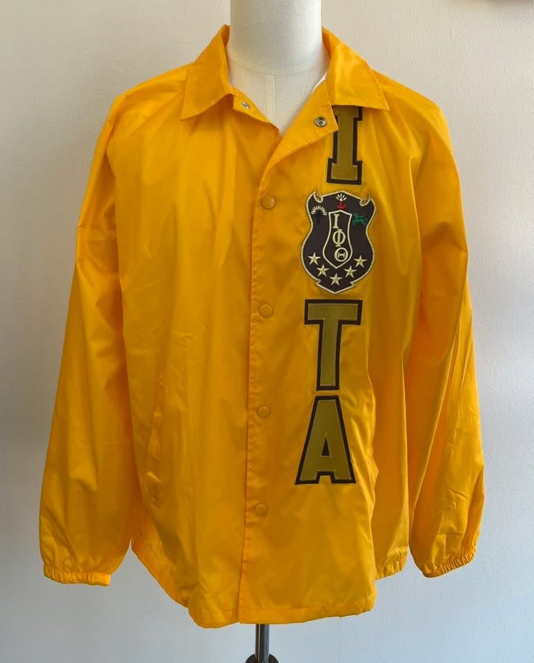 Iota Phi Theta Windbreaker CC Gold