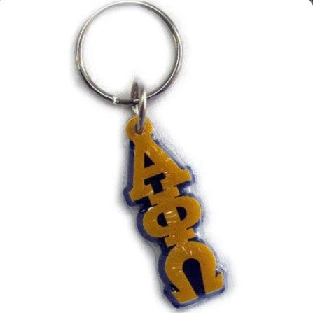 Alpha Phi Omega Key Chain with  Large Letters