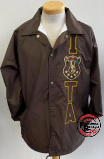 Iota Phi Theta Windbreaker LC Brown