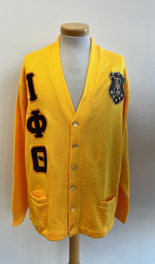 Iota Phi Theta Solid Cardigan GLC Gold