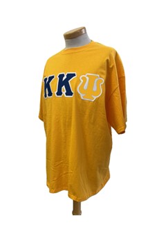 BHS Kappa Kappa Psi T-Shirts with Greek Letters Gold