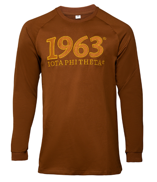 Iota Phi Theta Long Sleeve Embroidered Tee