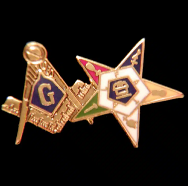 BHS Mason/OES Combo Lapel Pins