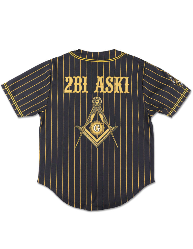 Mason Pinstripe Baseball Jersey