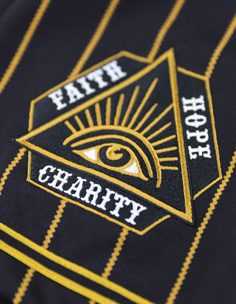 Mason Pinstripe Baseball Jersey