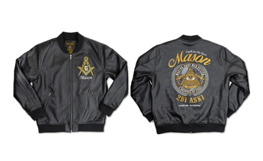 Mason Leather Jacket with Gift Box